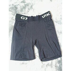 Gymshark Legacy Fitness Shorts Stretch Logo Black Women's Small OG